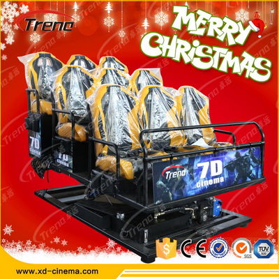 สวนสนุกยิงปืน 7D อุปกรณ์โรงหนังมี 6 แพลตฟอร์มไฟฟ้า DOF