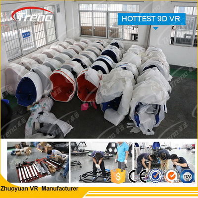ช้อปปิ้งมอลล์สามที่นั่งจำลองโลกเสมือนจริง 9d ด้วย VR เกม 220V