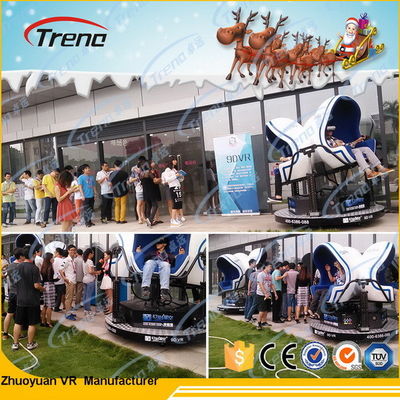 จำลองความสมจริงเสมือนจริง 220v คู่ 9d VR เครื่องเดียว CE / เดี่ยว / คู่