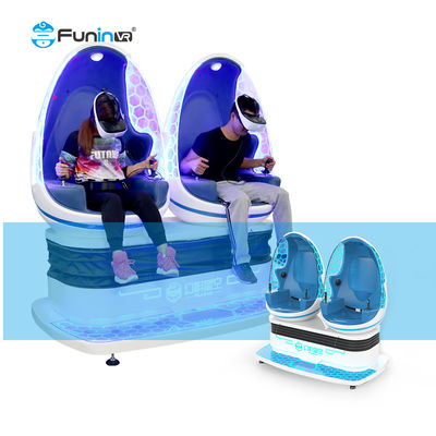 2 ที่นั่ง 9D VR Chair Virtual Reality Seat Kids Theme Park 550KG