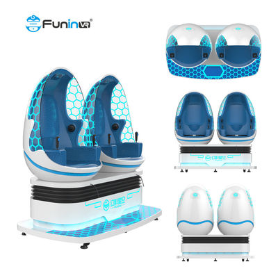 2 ที่นั่ง 9D VR Chair Virtual Reality Seat Kids Theme Park 550KG