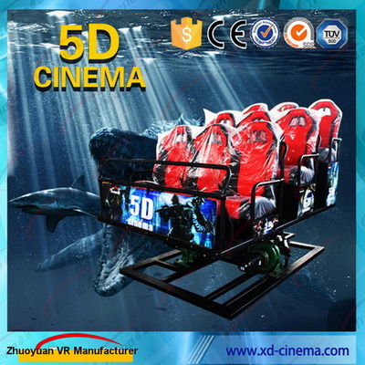 อุปกรณ์เพื่อความบันเทิงสำหรับเด็ก Mobile 5D โรงภาพยนตร์ กับ พิเศษ ผลกระทบ 220 V