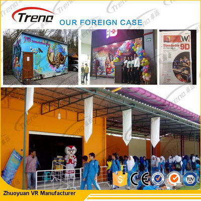 เอฟเฟ็กต์พิเศษ 5d โรงภาพยนตร์ เสมือน ความจริง Driving จำลอง สำหรับ Theme จอด