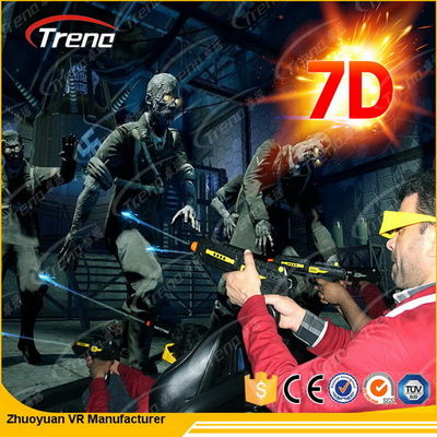 ระบบไฮดรอลิค / อิเล็กทรอนิกส์ 7d การเคลื่อนไหว ขี่ จำลอง 7d โรงภาพยนตร์ พร้อมเก้าอี้ขับเคลื่อน 4 ทิศทาง