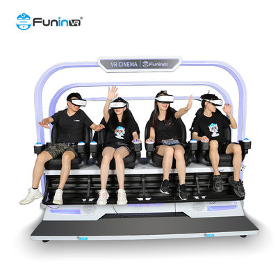 เก้าอี้โรงภาพยนตร์ไฟเบอร์กลาส 9D Egg Vr Rotating Simulator สำหรับ Trampoline Park
