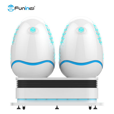 1.2KW 9D VR Egg Cinema Motion Chair 360 องศาสำหรับสวนสนุก