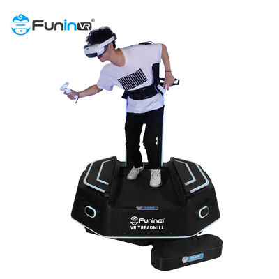 Interactive ในร่ม 360 องศา 9D Vr Standing Platform Walker Treadmill Vr Walking
