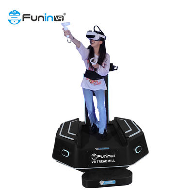 Interactive ในร่ม 360 องศา 9D Vr Standing Platform Walker Treadmill Vr Walking