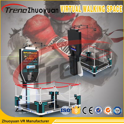 แพลตฟอร์ม VR Infinite Space เสมือนเดินจริง 360 °ผู้เล่นคนเดียวสำหรับศูนย์การค้า