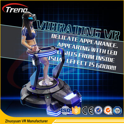 เครื่องโรยตัวสั่นสะเทือน Roller Coaster VR Helmet จำลอง ในศูนย์การค้า