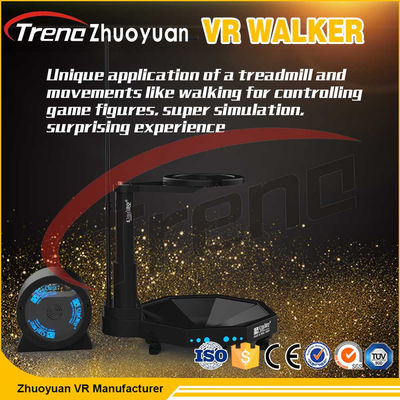 800 วัตต์เกมยิงปืน 9D VR Treadmill เสมือน Run VR Walker จำลอง