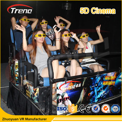 2DOF / 6DOF แท่นวาง Roller Coast ขี่ 5D เครื่องใช้ในโรงภาพยนตร์ VR Driving จำลอง
