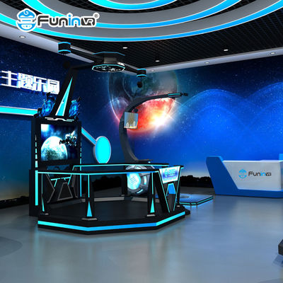 มัลติเพลเยอร์เกมส์ 9 มิติ วอล์คเกอร์ ยิงตัวจําลองกับ 6DOF มอชั่นแพลตฟอร์ม