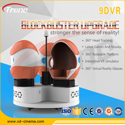 แพลตฟอร์มหมุน 360 องศา 9D VR อุปกรณ์ 6 ที่นั่ง 9D การกระทำ โรงภาพยนตร์ CE Certificate