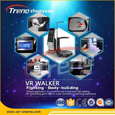 ลู่วิ่งความจริงดำ 800 วัตต์ 9 มิติเสมือนจริง / เกมยิงปืน