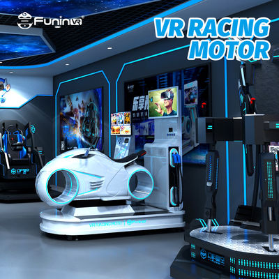9D VR Racing Moto Cinema Simulator ด้วยพลังงาน 4.8KW
