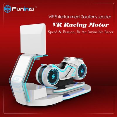 ผู้เล่นคนหนึ่ง VR Racing Car Driving จำลอง การออกแบบที่ยอดเยี่ยมสำหรับ Game Zone