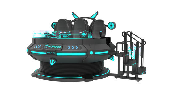 สนุกสนาน 55 นิ้วจอ 9 มิติ VR เก้าอี้ AC220V 5 ที่นั่ง