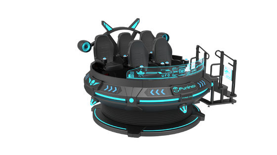 สนุกสนาน 55 นิ้วจอ 9 มิติ VR เก้าอี้ AC220V 5 ที่นั่ง