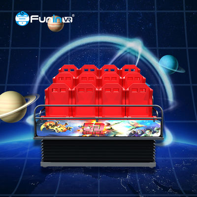 ห้องหนัง 5 มิติแบบสแควร์ มีเก้าถึง 48 ที่นั่ง และระบบไฟฟ้า