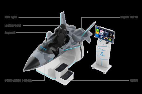 โรงภาพยนตร์เสมือนจริง 9D พร้อมแว่นตา VR Deepoon E3 ขนาด 3123x1708x1739 มม.