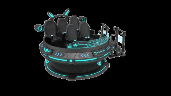 อัพเกรดธุรกิจบันเทิงของคุณด้วย 6 ที่นั่ง 9D VR VR ห้องภาพยนตร์ โวลเตจ 220V / 2.4KW และคอมพิวเตอร์ I5 1650 8G 240G