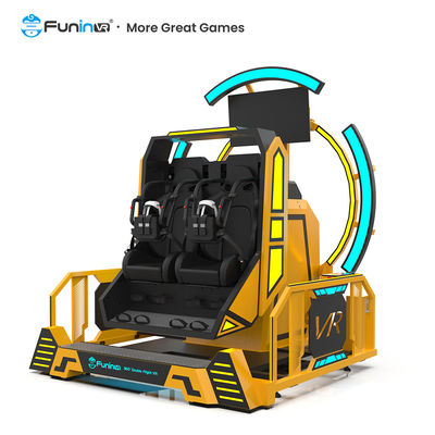 360° Rotation VR Flight Simulator รอลเลอร์โคสเตอร์ VR เกมส์เกมส์