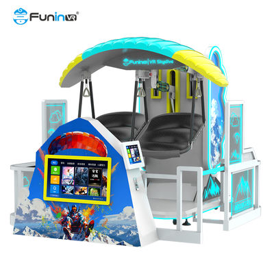 ขายดี 9D เครื่องจำลองความจริงเสมือน VR Skydive ประสบการณ์ดื่มด่ำ VR Arcade สวนสนุก นำเสนอเนื้อหาที่หลากหลายสำหรับโซลูชันความบันเทิงแบบโต้ตอบที่น่าดึงดูด