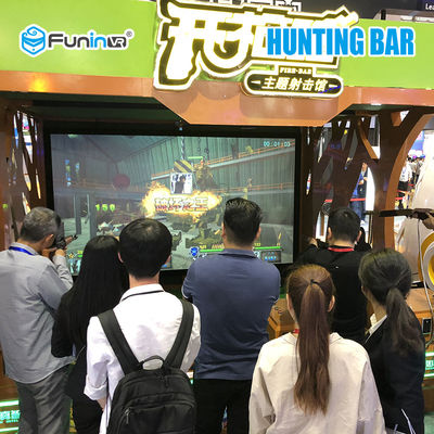 เกมยิงปืนเครื่องเสมือนจริง 220V VR เผยแพร่อุปกรณ์เกมปืนที่น่าตื่นเต้น