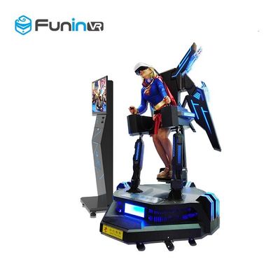 1260 * 1260 * 2450 มิลลิเมตร 9D VR Eagle เที่ยวบินภาพยนตร์จำลอง 2.0kw + 200 กิโลกรัม VR 360 บินเครื่องเกมสำหรับสวนสนุก