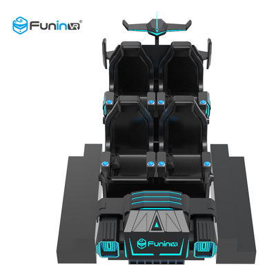 3.8KW 9D Virtual World Simulator VR เกมยิงปืนแบบโต้ตอบ 6 ที่นั่งสำหรับเด็ก