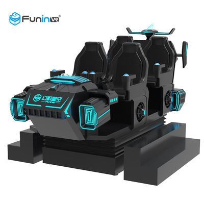 Multiplayer Vr Games 9D Virtual Reality Simulator 6 ที่นั่ง 220V CS ISO9000 ได้รับการอนุมัติ
