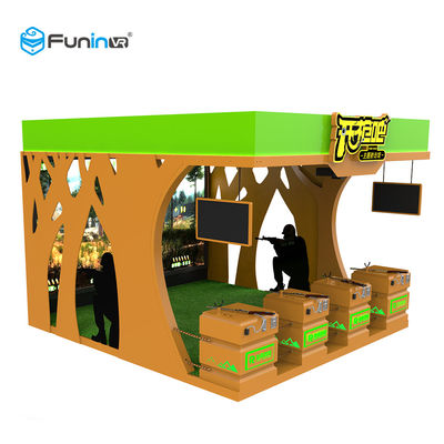 เกมยิงปืน 9D เสมือนจริงจำลอง 220V VR อุปกรณ์เผยแพร่เกม