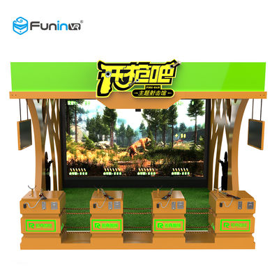 เกมยิงปืนเครื่องเสมือนจริง 220V VR เผยแพร่อุปกรณ์เกมปืนที่น่าตื่นเต้น