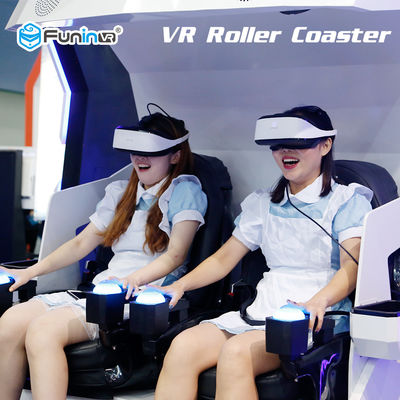 Dynamic 9D VR Simulator VR Roller Coaster เกมยิงปืนที่ยอดเยี่ยม