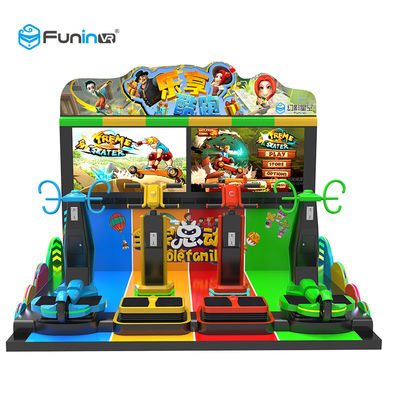 เด็กที่น่าสนใจ Interactive Parkour 9D VR Simulator สำหรับสวนสนุก