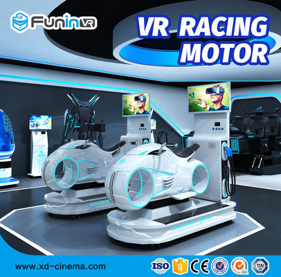 VR FRP Simple Machine เกมจำลองการแข่งรถมอเตอร์สีขาวสำหรับผู้เล่น 1 คน