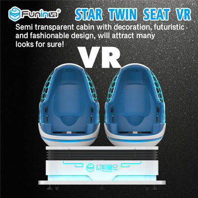 Blue Light 3 Square Mertre 9D Cinema ไข่ / เครื่องเสมือนจริง 360 องศา