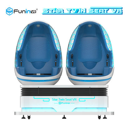 ISO9001 1 ที่นั่ง 9D VR Egg Cinema 360 Motion Simulator สำหรับ 4+ ปี