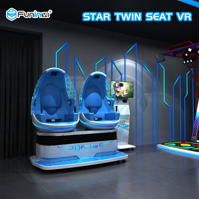 ISO9001 1 ที่นั่ง 9D VR Egg Cinema 360 Motion Simulator สำหรับ 4+ ปี