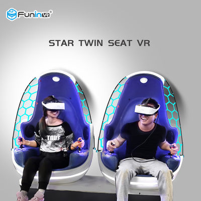 ISO9001 1 ที่นั่ง 9D VR Egg Cinema 360 Motion Simulator สำหรับ 4+ ปี