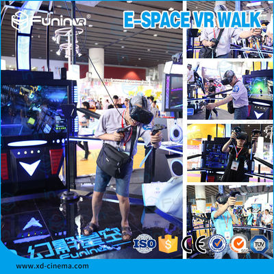 VR Walk Simulator ปืนยิงเครื่องเสมือนจริง 360 เกม ACS SGS SASO