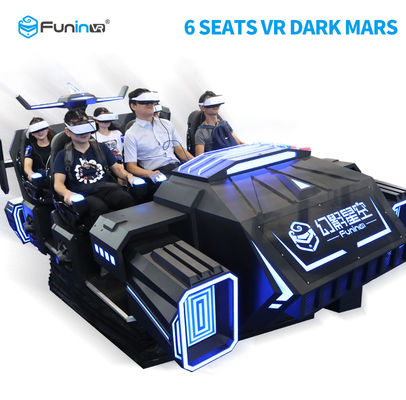 โรงภาพยนตร์โรงภาพยนตร์ VR ที่น่าสนใจ 6 ที่นั่ง 6 ที่นั่ง VR Simulator 9D Dark Mars