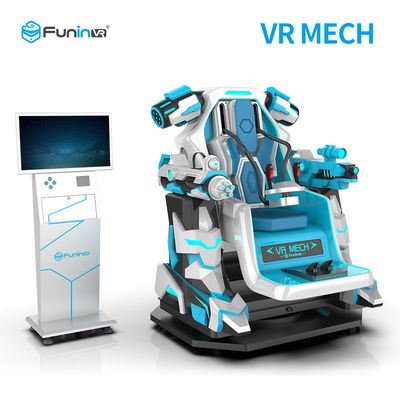0.7KW 9D เครื่องเกม 220 โวลต์ผู้เล่นหนึ่งคน VR Mech Simulator รวมตัวกัน Vr Fighting