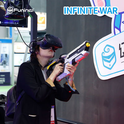 ผู้เล่นสองคน 9D เสมือนจริงจำลอง VR Infinite War สำหรับนักเรียน