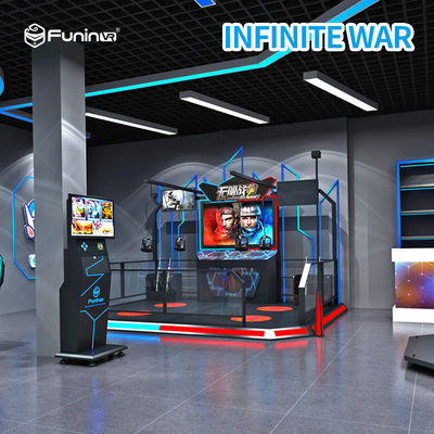 ผู้เล่นสองคน 9D เสมือนจริงจำลอง VR Infinite War สำหรับนักเรียน