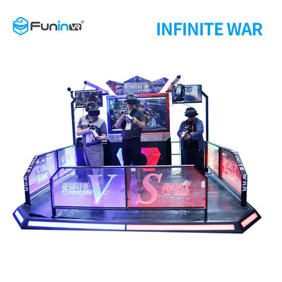 ผู้เล่นสองคน 9D เสมือนจริงจำลอง VR Infinite War สำหรับนักเรียน