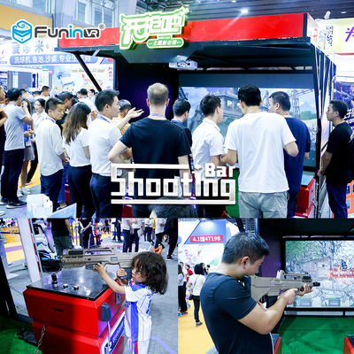 เครื่องฉายหน้าจอเกมยิงปืนจริง Sence Shooting Hunting Hero 4 Players