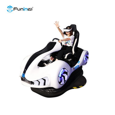 ที่นั่งเดียว 9d VR Racing Kart 9D VR Simulator เกมแบบโต้ตอบแพลตฟอร์มไฟฟ้า