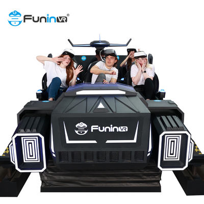 รับน้ำหนัก 600KG 9d VR Kids Amusement Rides รถแข่งเสมือนจริง 9D Vr Driving Simulator Equipment